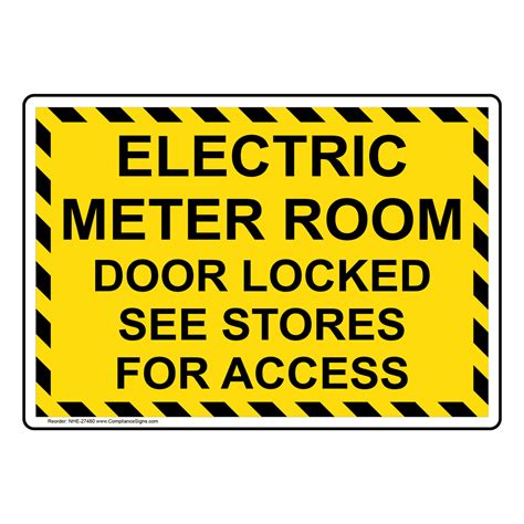 should electrical rooms be locked